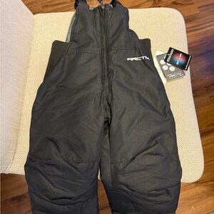 Arctix Insulated Black Snow Bibs